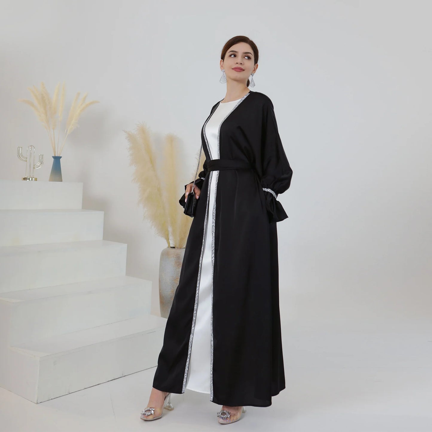 Luxury Open Abaya Kimono