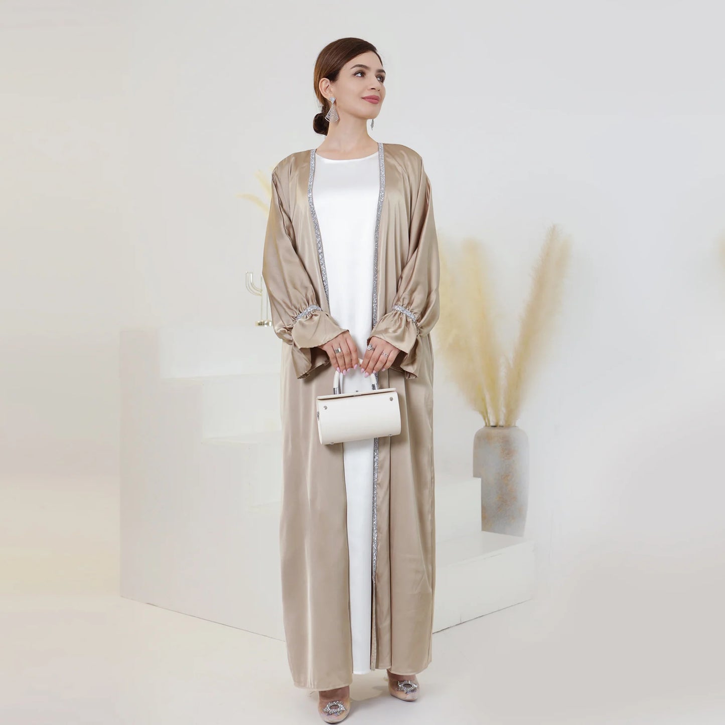 Luxury Open Abaya Kimono