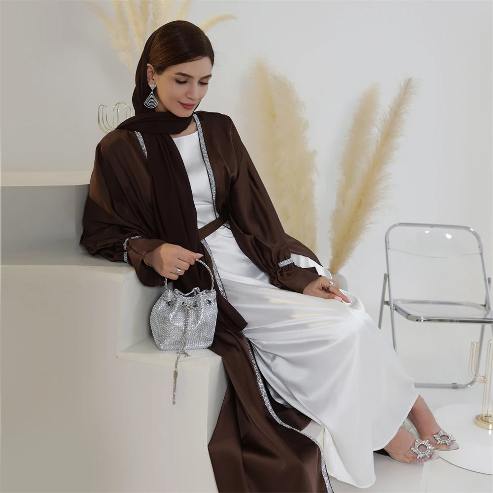 Luxury Open Abaya Kimono