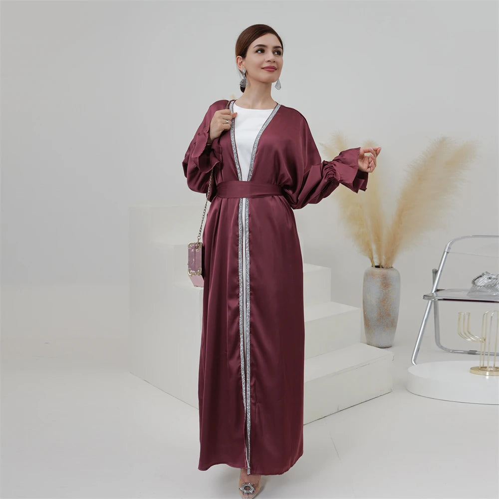 Luxury Open Abaya Kimono