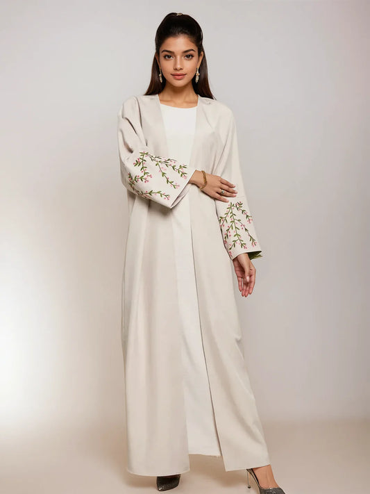 Floral Kimono Beige