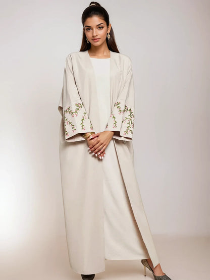 Floral Kimono Beige