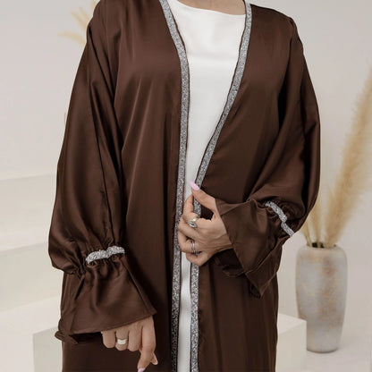 Luxury Open Abaya Kimono