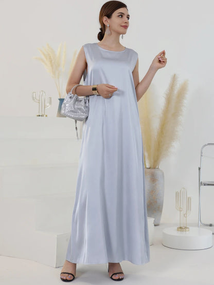 Sleeveless Abaya Dress