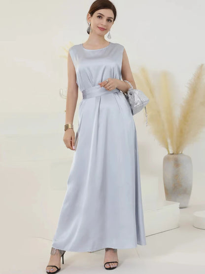 Sleeveless Abaya Dress
