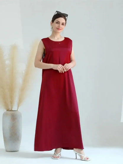 Sleeveless Abaya Dress